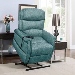Kosmo Care Cotton Blend Electric Recliner Chair – Plush Comfort in Teal