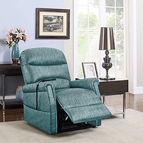 Kosmo Care Cotton Blend Electric Recliner Chair – Plush Comfort in Teal - Image 4