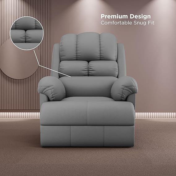 The Sleep Company Luxe Motorised Single Recliner – Patented SmartGRID Technology in Blue - Image 4