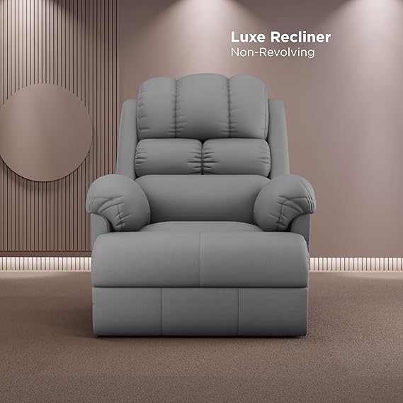 The Sleep Company Luxe Motorised Single Recliner – Patented SmartGRID Technology in Blue - Image 6