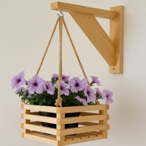 Pine Wood Hanging Stand