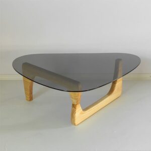Pine Wood Stand with 10mm Glass Black Colour 75x500x400